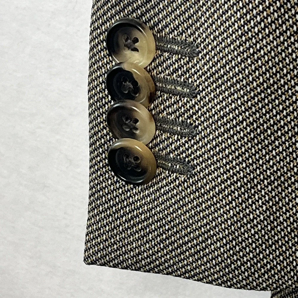 Ermenegildo Zegna 100% Wool Fine Italian Weave Side Vented Sport Coat Blazer 40‎